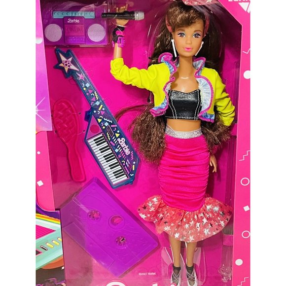 Barbie Rewind 80s Edition Dolls' Night Out Doll-Themed 11.5-In Brunette  New - Picture 11 of 11